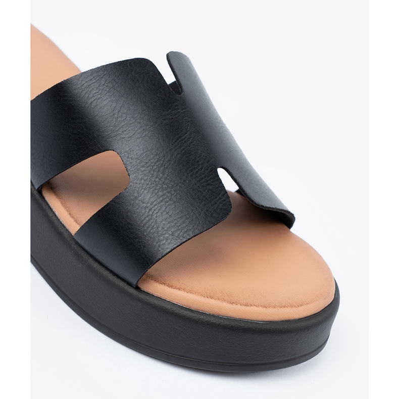 Seastar Papuci de platformă neagră pentru femei negru 2