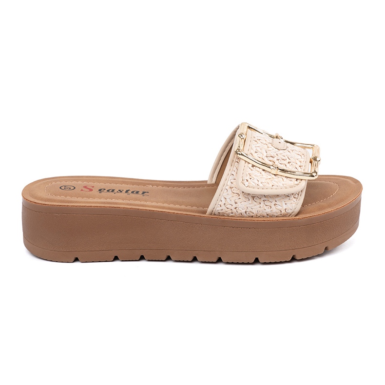 Seastar Papuci decorate cu o clemă aurii de aur 2 Seastar Papuci decorate cu o clemă aurii de aur 2