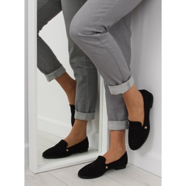 Negru Mocasini negri de dama T298 Black 1 Negru Mocasini negri de dama T298 Black 1