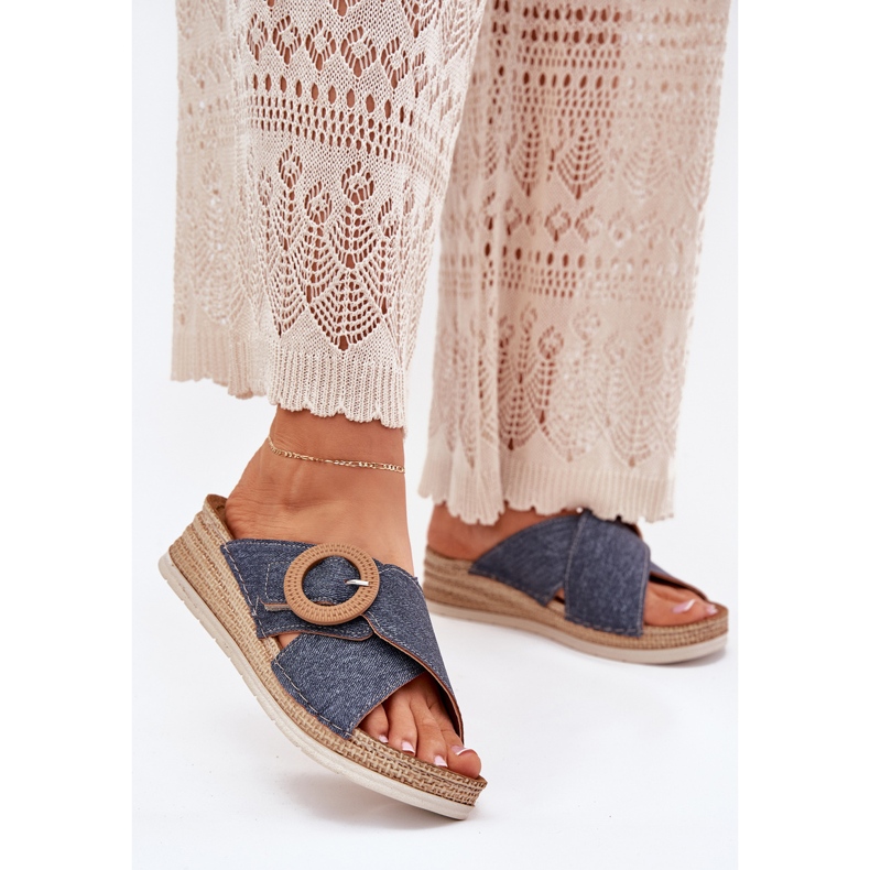 Pâinea femeilor cu un decorativ Inblu RV000012 Albastru albastru albastru 2