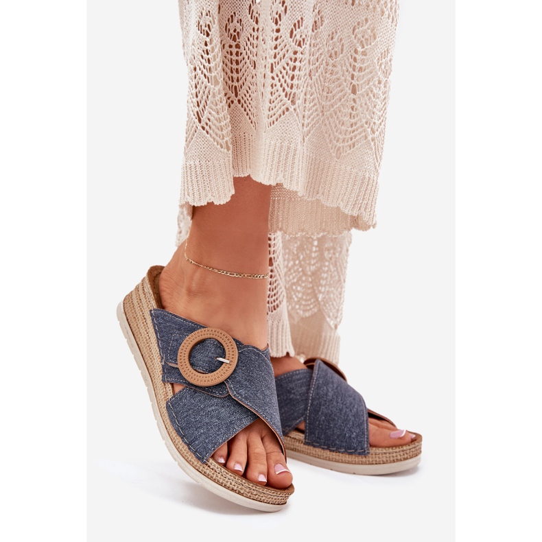 Pâinea femeilor cu un decorativ Inblu RV000012 Albastru albastru albastru 1