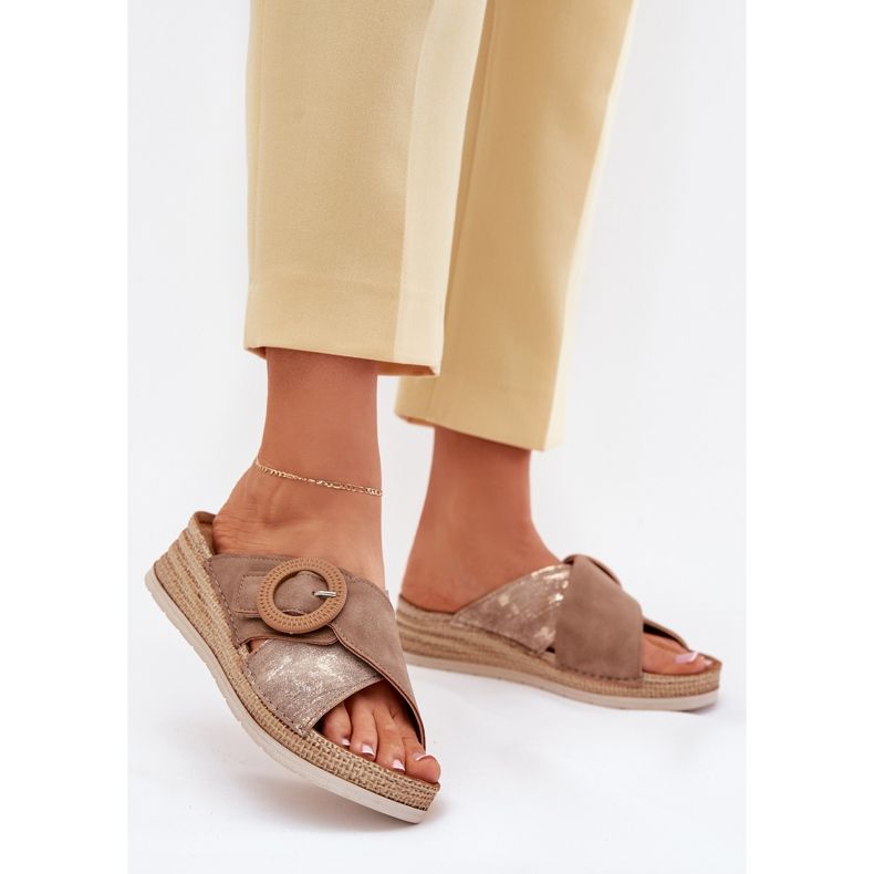 Pâinea femeilor cu un decorativ InBlu RV000012 Brown. maro 2