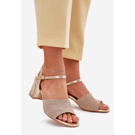 Sandale pentru femei cu tocuri aurii tocuri aurii de aur 1 Sandale pentru femei cu tocuri aurii tocuri aurii de aur 1