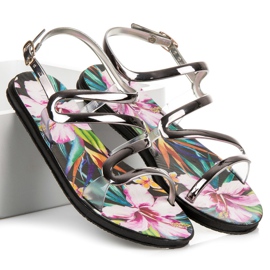 Vinceza Sandale prinse cu cataramă gri 1 Vinceza Sandale prinse cu cataramă gri 1