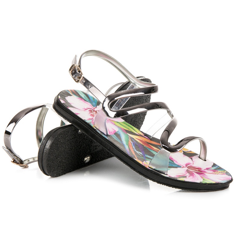 Vinceza Sandale prinse cu cataramă gri 2 Vinceza Sandale prinse cu cataramă gri 2