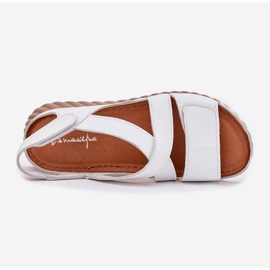 Sandale din piele pentru femei Maciejka L6848-11 Alb 2