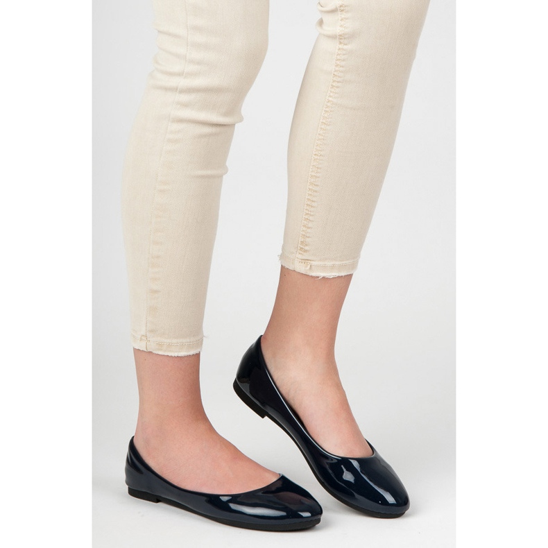 Balerine lăcuite albastru 1