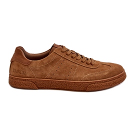 Pantofi de piele intoarsa barbati Big Star NN174186 Camel bej 5