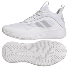 Pantofi de baschet Adidas OwnTheGame 3.0 JR6671 alb 1