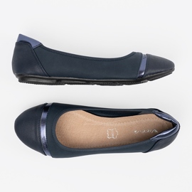 Ballerine albastre bleumarin albastru 3