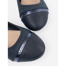 Ballerine albastre bleumarin albastru 4