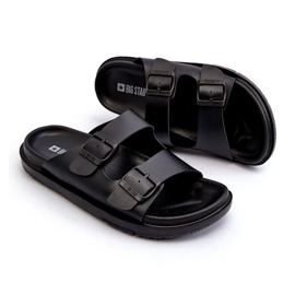 Flip-flops pentru bărbați ușoare cu catarame Big Star NN174597 Negru 3