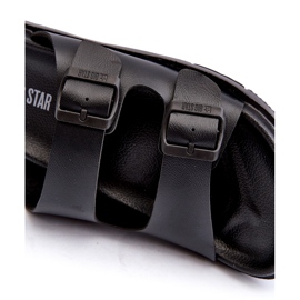 Flip-flops pentru bărbați ușoare cu catarame Big Star NN174597 Negru 2 Flip-flops pentru bărbați ușoare cu catarame Big Star NN174597 Negru 2
