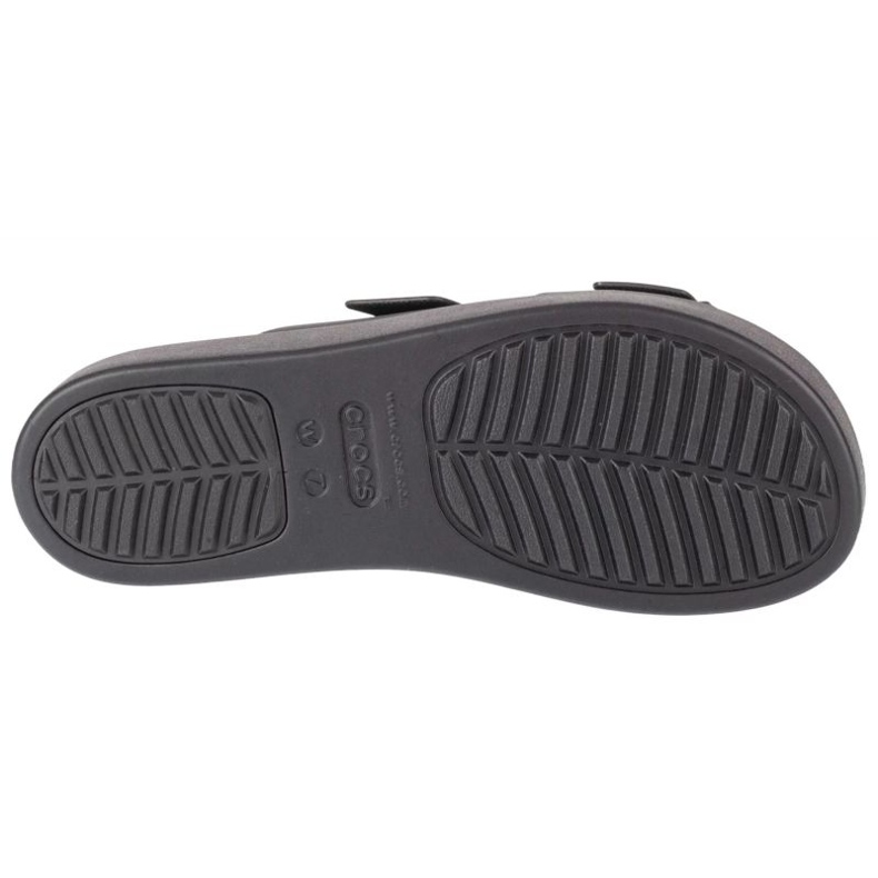 Sandale Crocs Brooklyn Low Wedge 207431-001 negru 3 Sandale Crocs Brooklyn Low Wedge 207431-001 negru 3
