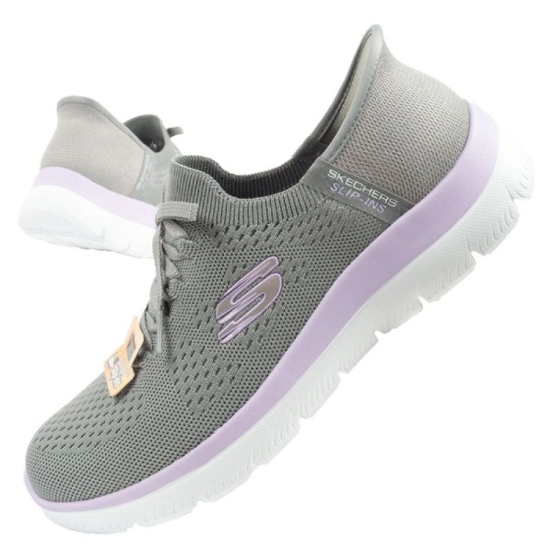 Pantofi Skechers Summits-New Daily Slip-Inss verde 1