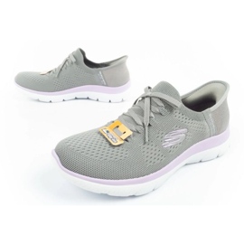Pantofi Skechers Summits-New Daily Slip-Inss verde 7