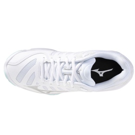 Tensiunea de undă Mizuno 2 V1GC246045 Pantofi de volei alb 2