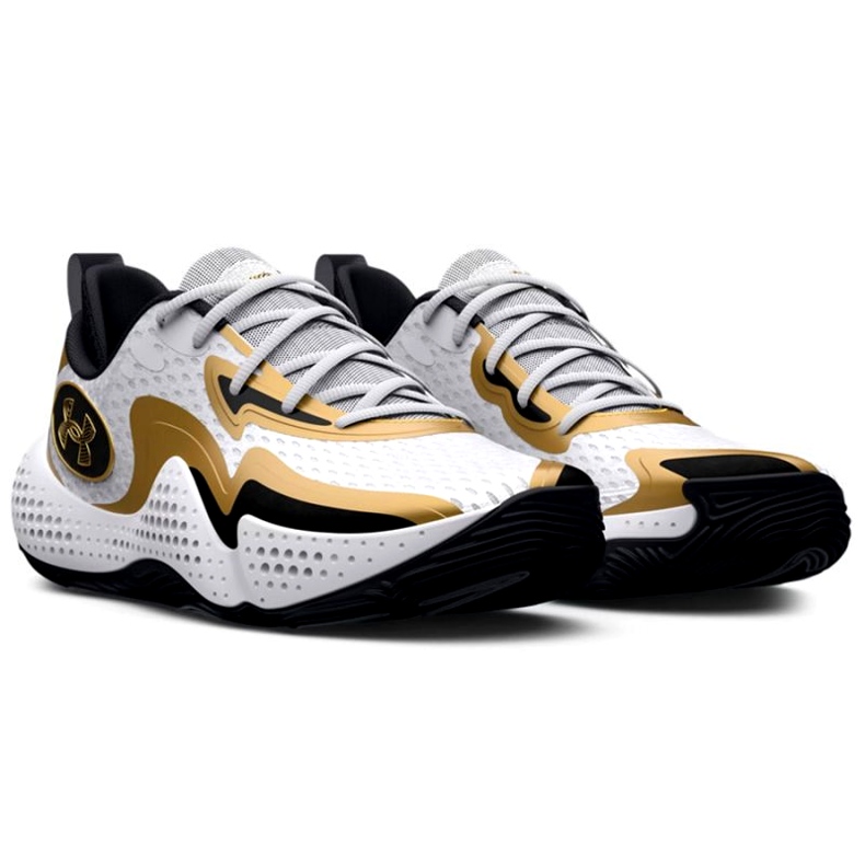 Pantofi de baschet Under Armour Spawn 5 3026285 101 alb 4