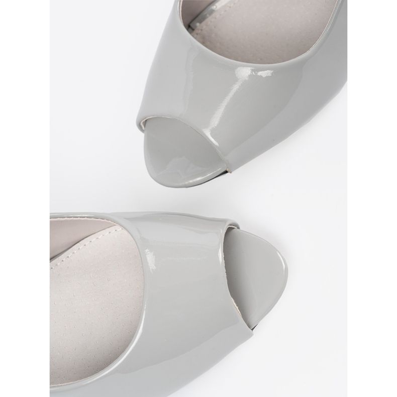 Goodin Tocuri înalte pictate gri 1