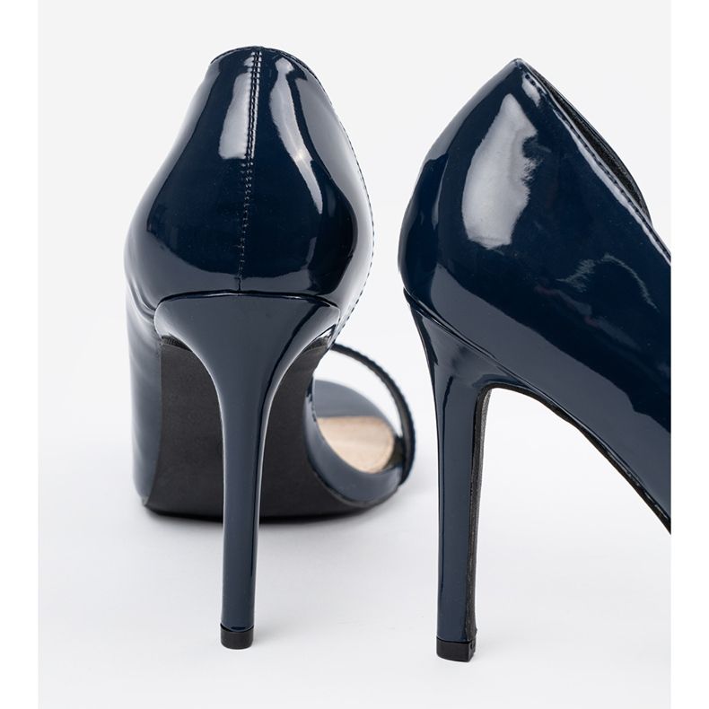 Goodin Pompe albastre bleumarin cu degete goale 2