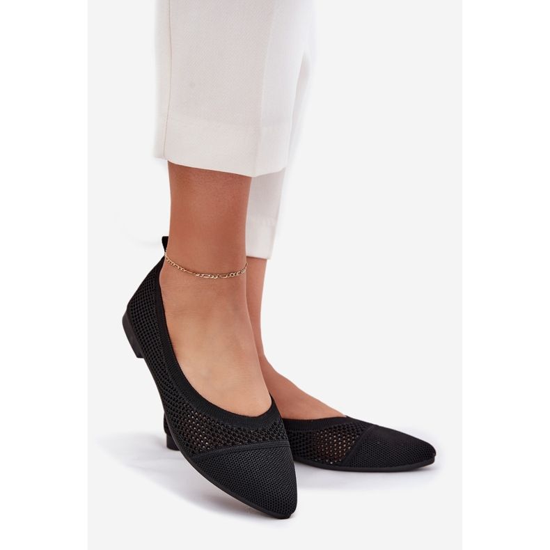 Blalerine de plasă pentru femei negre negru 1