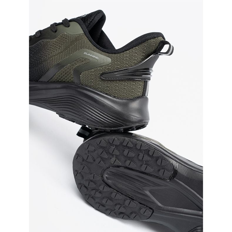 DK Pantofi sport negri și verzi pentru bărbați negru 1