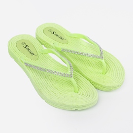 Seastar Flip -flip -flops cu zirconi verde 1 Seastar Flip -flip -flops cu zirconi verde 1