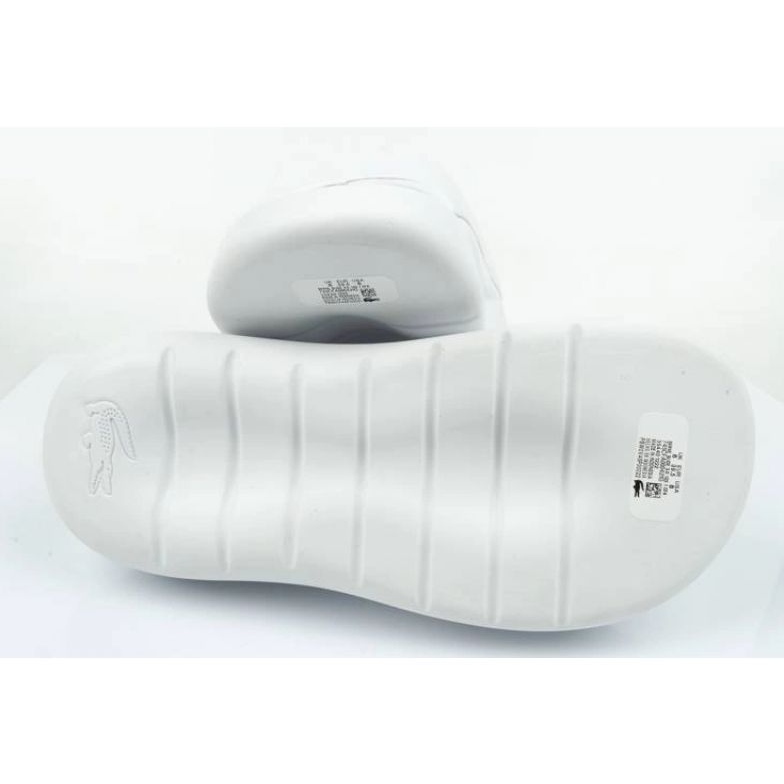 Lacoste servire diapozitiv 745CFA000421G FLIP -FLOPS alb 5