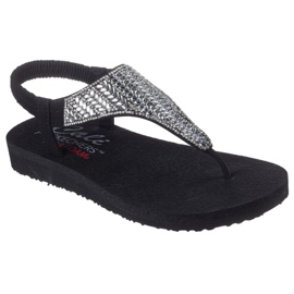 Sandals Skechers Meditație - Muzeul glamous în 119744 -Blk negru 1