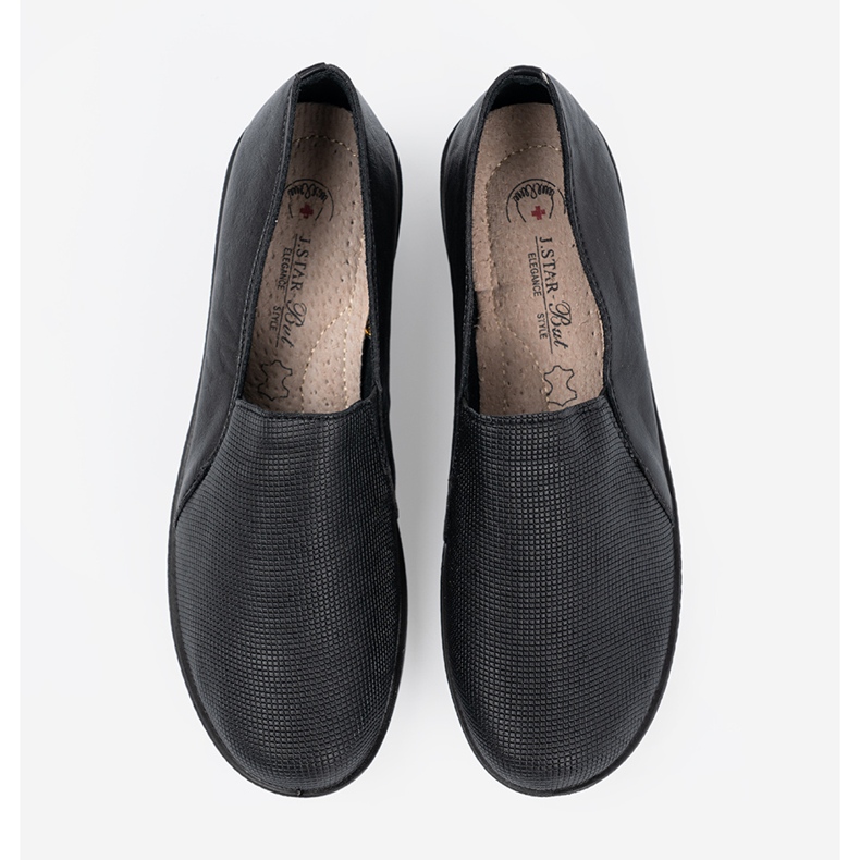 Shelvt Pantofi negri pentru femei pe platformă negru 1