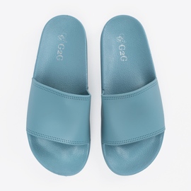 Shelvt Flip -flops din cauciuc albastru 3