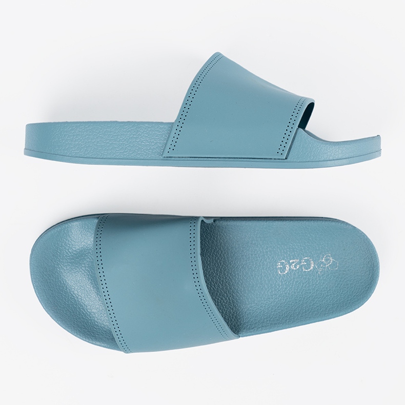 Shelvt Flip -flops din cauciuc albastru 1