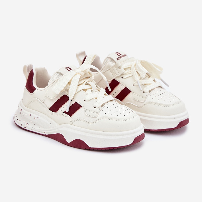 Boto Adidași pentru copii pe platforma bej și bej Grellio 1