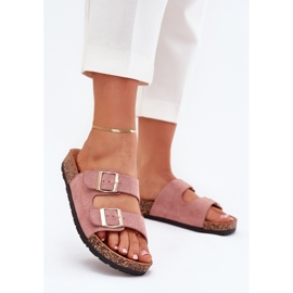 Boto Papuci cu talpă roz roz Cortina pentru femei 2