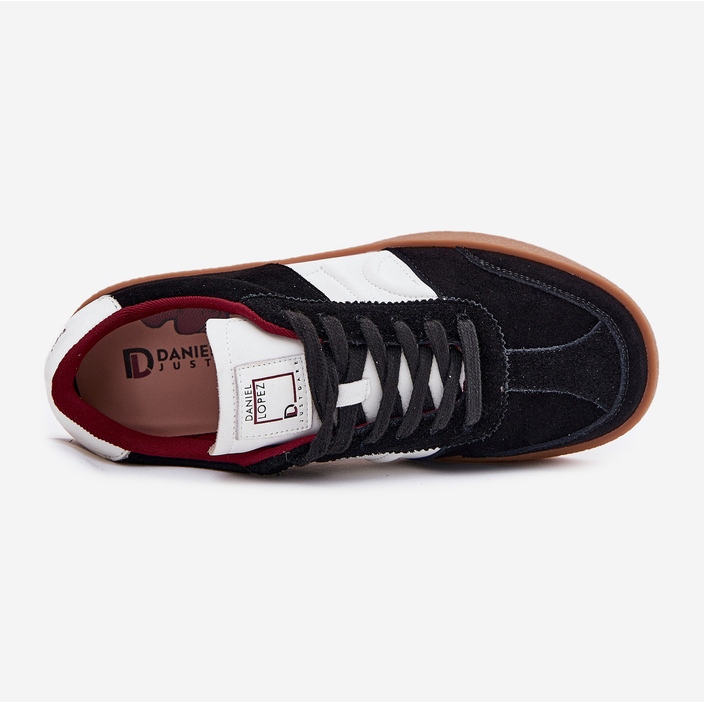 Adidaje din piele de căprioară pentru femei Big Star de Daniel Lopez SS2D4021 Negru 2