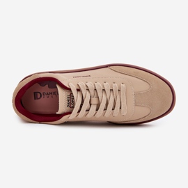 Big Star Adidaje din piele pentru femei Star de Daniel Lopez SS2D4007 Beige bej 2