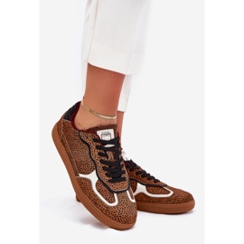 Big Star Sneakers pentru femei Star de Daniel Lopez SS2D4016 Camel maro 1