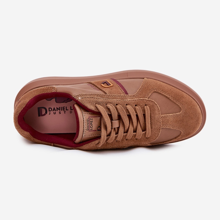 Adidaje din piele pentru femei pe platforma Big Star de Daniel Lopez SS2D4005 Brown maro 2 Adidaje din piele pentru femei pe platforma Big Star de Daniel Lopez SS2D4005 Brown maro 2