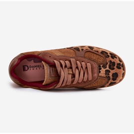Big Star Sneakers pentru femei Star de Daniel Lopez SS2D4017 LEOPARD PRINT maro 2