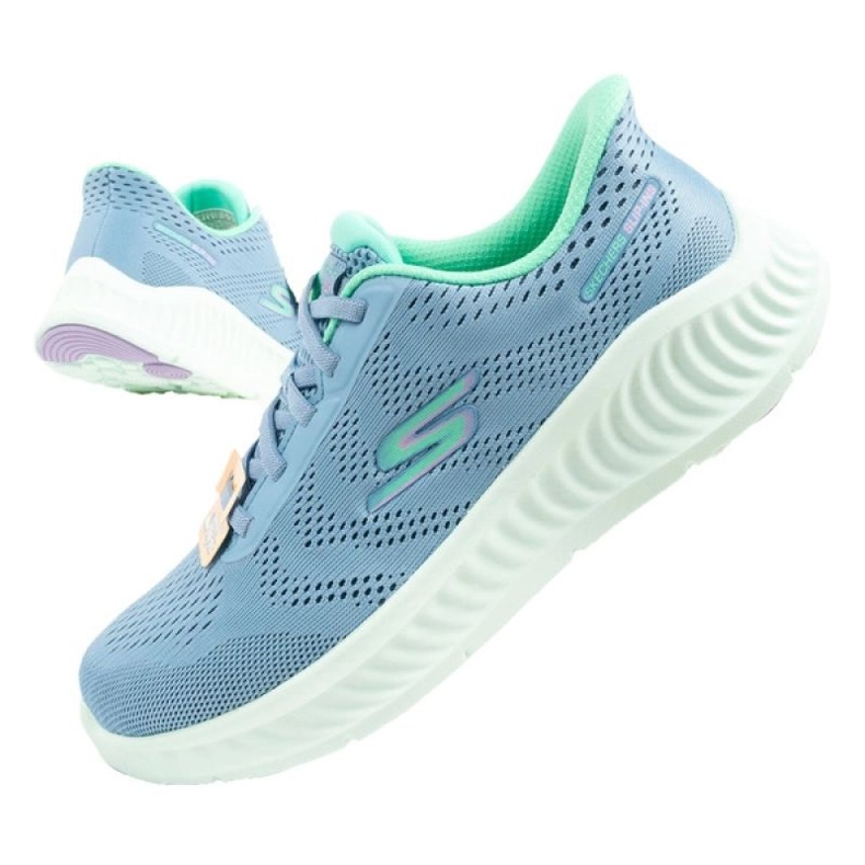 Pantofi Skechers Go Walk Now -Khloe Slip -Is în 125643/Blgr albastru 1