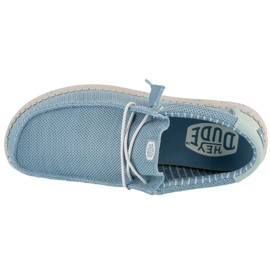Hey Dude Hei tipule Wally Stretch Sox M 41898-4TS Pantofi albastru 3