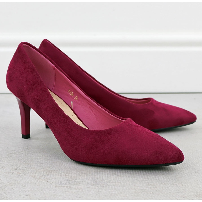 High Heels Suede Fuchsia Sergio Leone 1336 roz 2