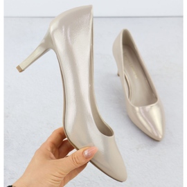 High Heels Satin -Satin -Golden Sergio Leone 1336 de aur 1