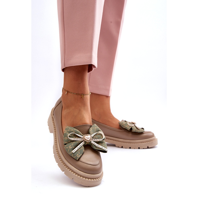 Plăceri din piele pentru femei cu Laura Messi 2787 bej 2 Plăceri din piele pentru femei cu Laura Messi 2787 bej 2