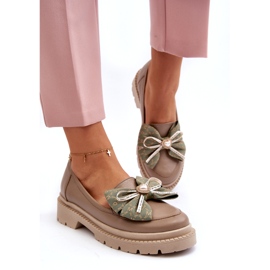 Plăceri din piele pentru femei cu Laura Messi 2787 bej 3 Plăceri din piele pentru femei cu Laura Messi 2787 bej 3