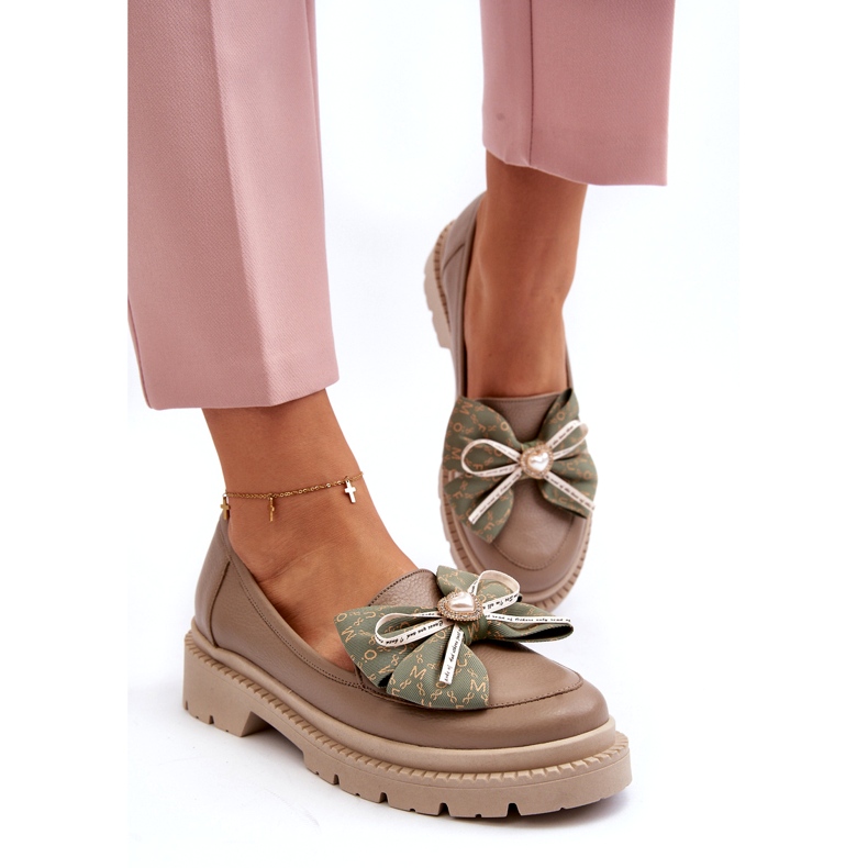 Plăceri din piele pentru femei cu Laura Messi 2787 bej 3 Plăceri din piele pentru femei cu Laura Messi 2787 bej 3