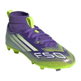 Adidas F50 League FG/MG MID JR JI3547 Pantofi de fotbal multicolor 2
