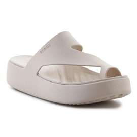 Flip-Flops Crocs Etaway Platform Toe Loop 210834-0LH bej 1