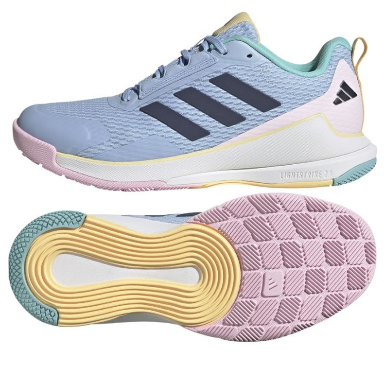 Adidas Novaflight 2 Pantofi de volei în JQ3601 albastru 1