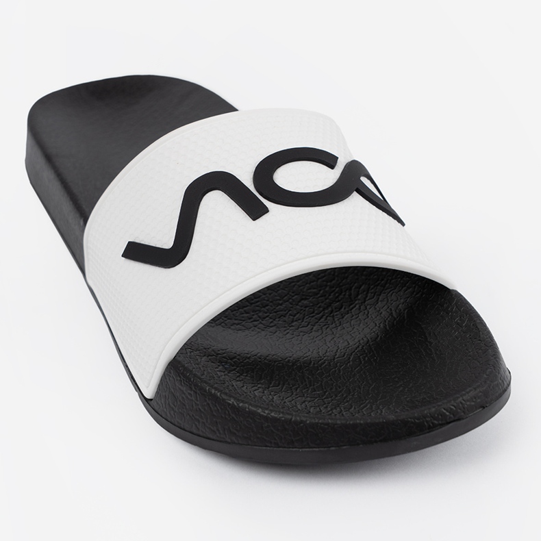 Shelvt Flip -flops alb și alb cu inscripția 1
